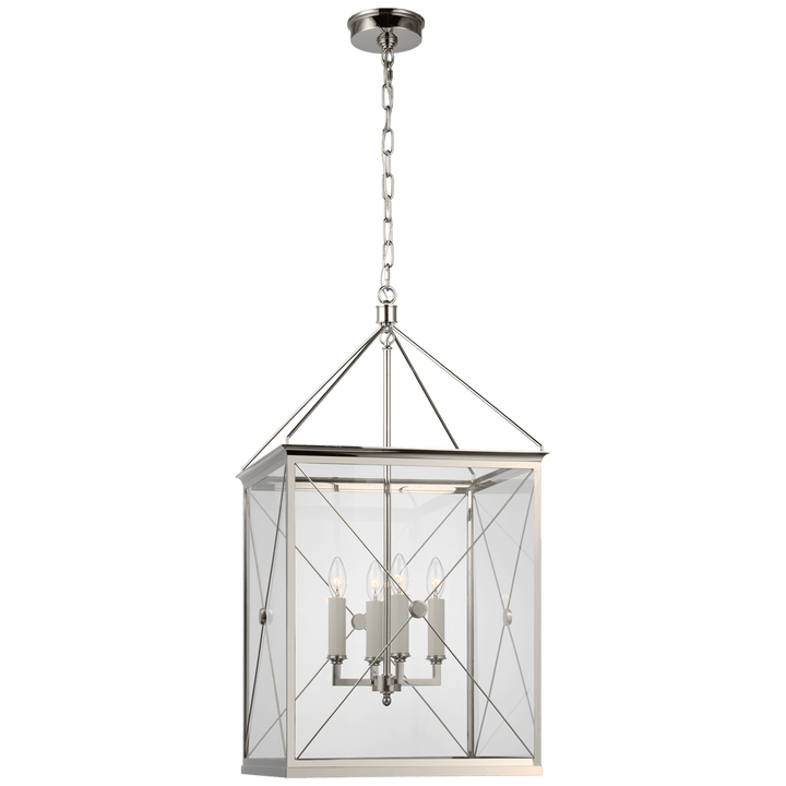 Rossi Medium Lantern, a premium Lantern light by Visual Comfort & Co. Close - up image of its design.
