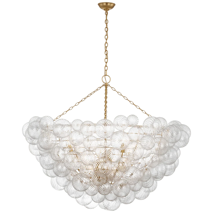 Talia 56" Chandelier, a premium Chandelier light by VCGallery Italy. Close - up image of its design.