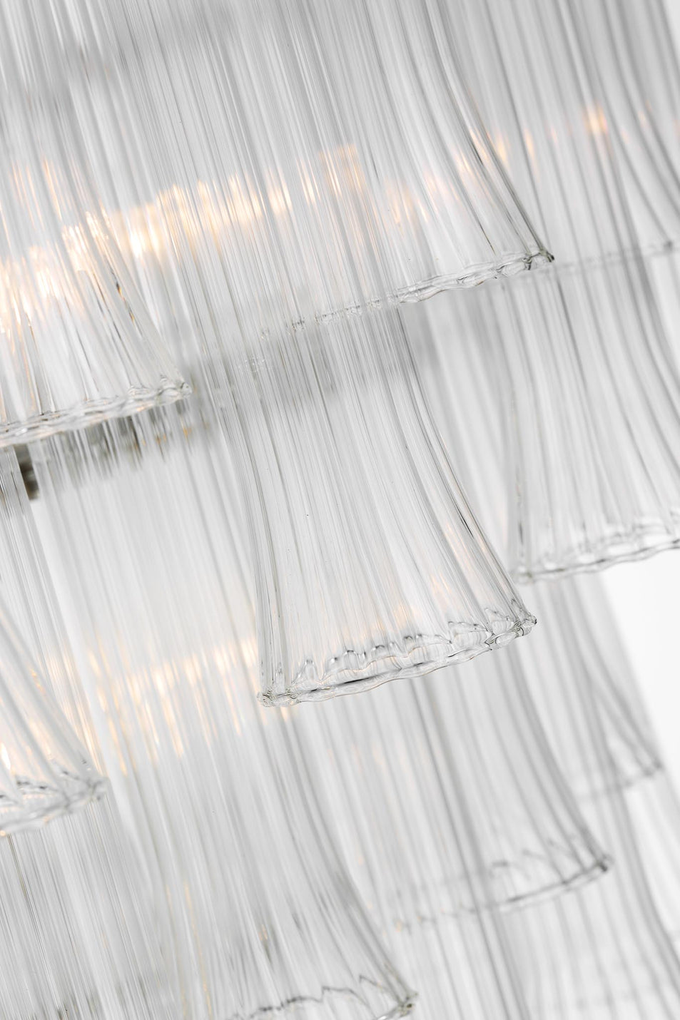 Lorelei X-Large Waterfall Chandelier in Gild with Clear Glass