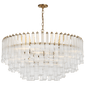 Lorelei X-Large Chandelier in Gild with Clear Glass