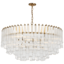 Lorelei X-Large Chandelier in Gild with Clear Glass