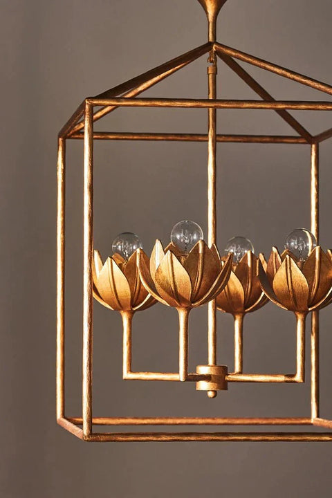 Alberto Small Open Cage Lantern, a premium Lantern light by Visual Comfort & Co. Close - up image of its design.