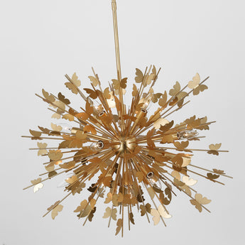 Farfalle Medium Chandelier in Gild