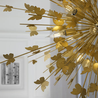 Farfalle Large Chandelier in Gild