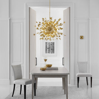 Farfalle Large Chandelier, a premium Chandelier light by Visual Comfort. Close - up image of its design.