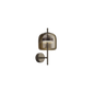 Jube Small Wall Lamp - Matt Black / Burnt Earth Transparent / LED 2700K