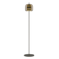 Jube Small Floor Lamp - Matt Black / Burnt Earth Transparent / LED 2700K