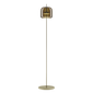 Jube Small Floor Lamp - Matt Gold / Burnt Earth Transparent / LED 2700K