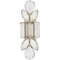 Lloyd Large Jeweled Sconce in Nickel with Clear Crystal