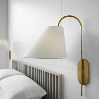 Kinsley Large Articulating Wall Light, a premium Decorative light by Visual Comfort. Close - up image of its design.