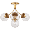 Prescott Medium Semi-Flush Mount