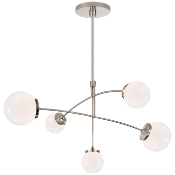 Prescott Medium Mobile Chandelier, a premium Chandelier light by VCGallery Italy. Close - up image of its design.