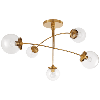 Prescott Medium Mobile Chandelier, a premium Chandelier light by VCGallery Italy. Close - up image of its design.