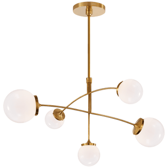 Prescott Medium Mobile Chandelier, a premium Chandelier light by VCGallery Italy. Close - up image of its design.