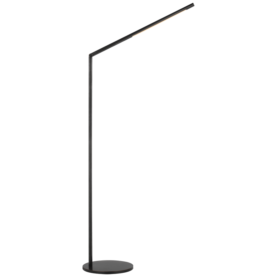 Cona Large Articulating Floor Lamp in Bronze