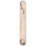 Melange 28" Elongated Sconce in Polished Nickel with Alabaster