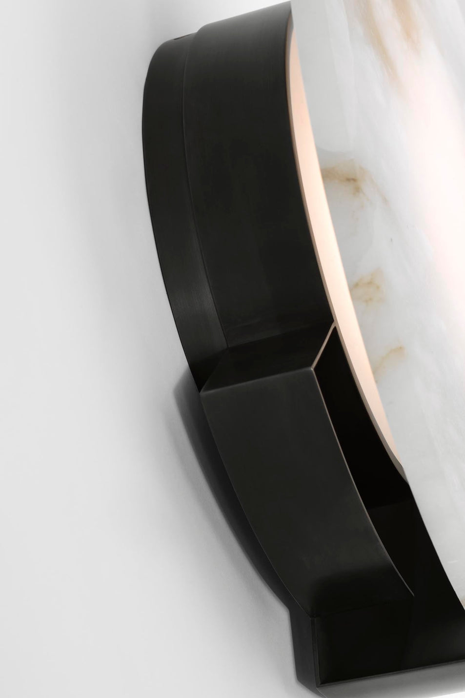 Melange 13" Sconce in Bronze with Alabaster