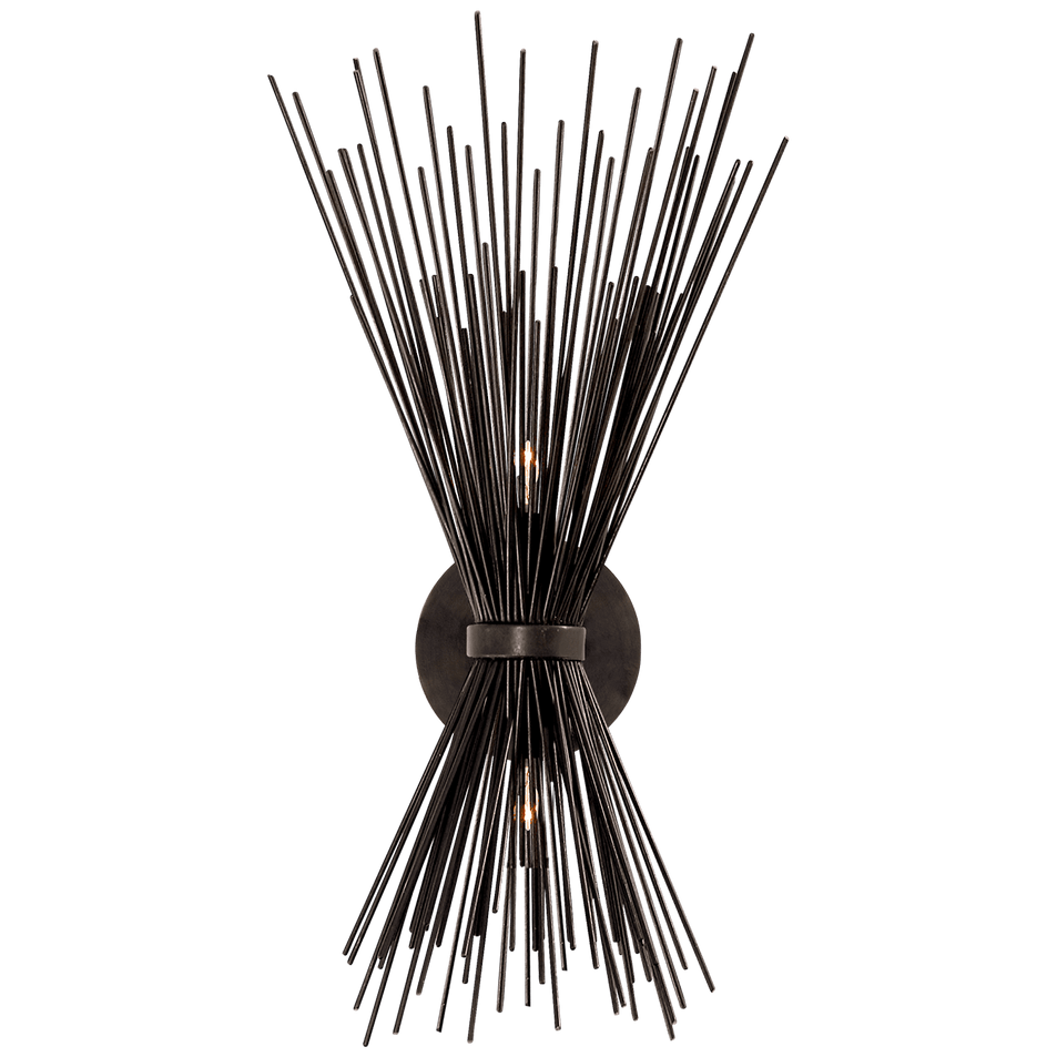 Strada Small Sconce in Aged Iron