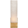 Covet Tall Box Bath Sconce in Antique-Burnished Brass