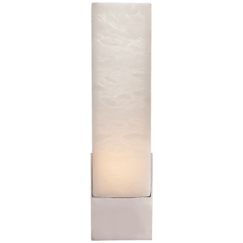 Covet Tall Box Bath Sconce in Polished Nickel