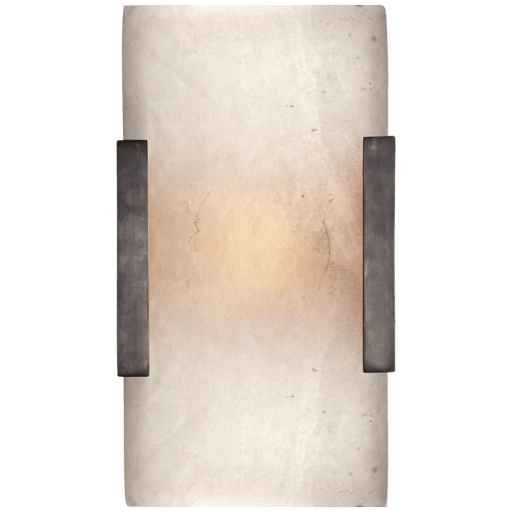 Covet Wide Clip Bath Sconce in Bronze