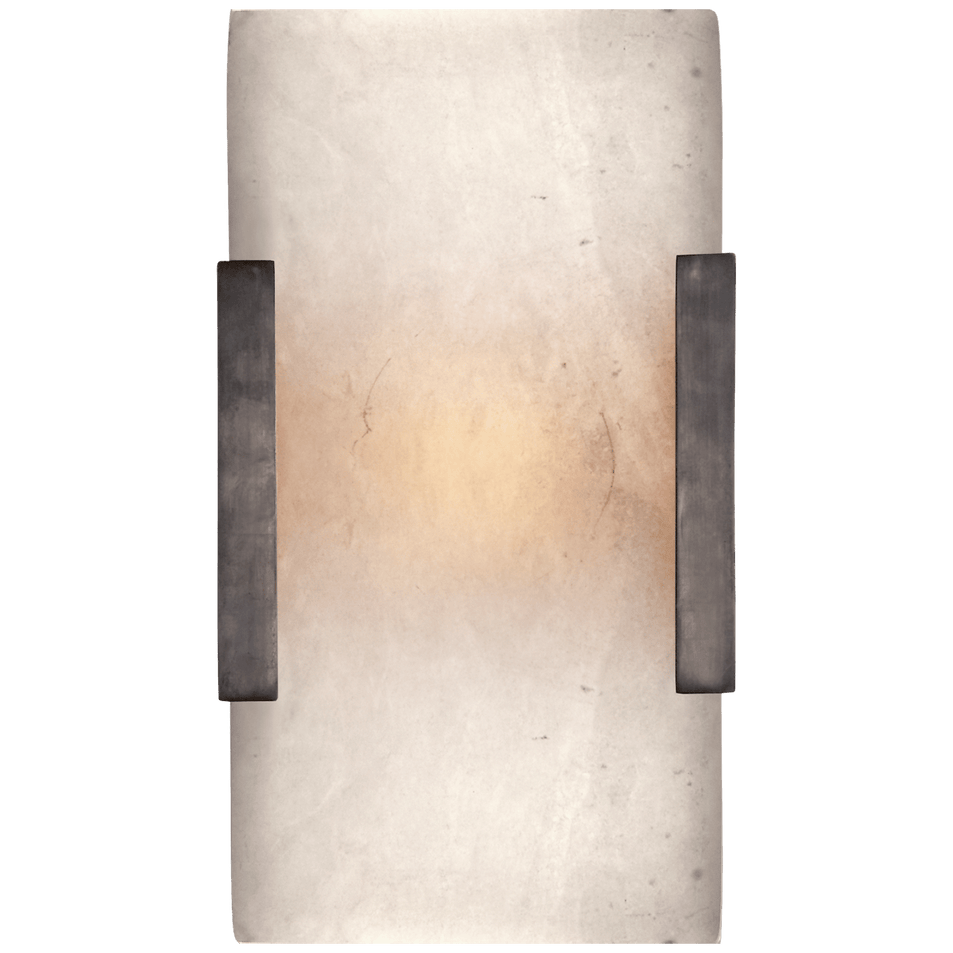 Covet Wide Clip Bath Sconce in Bronze