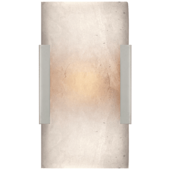 Covet Wide Clip Bath Sconce in Polished Nickel