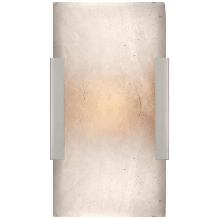Covet Wide Clip Bath Sconce in Polished Nickel