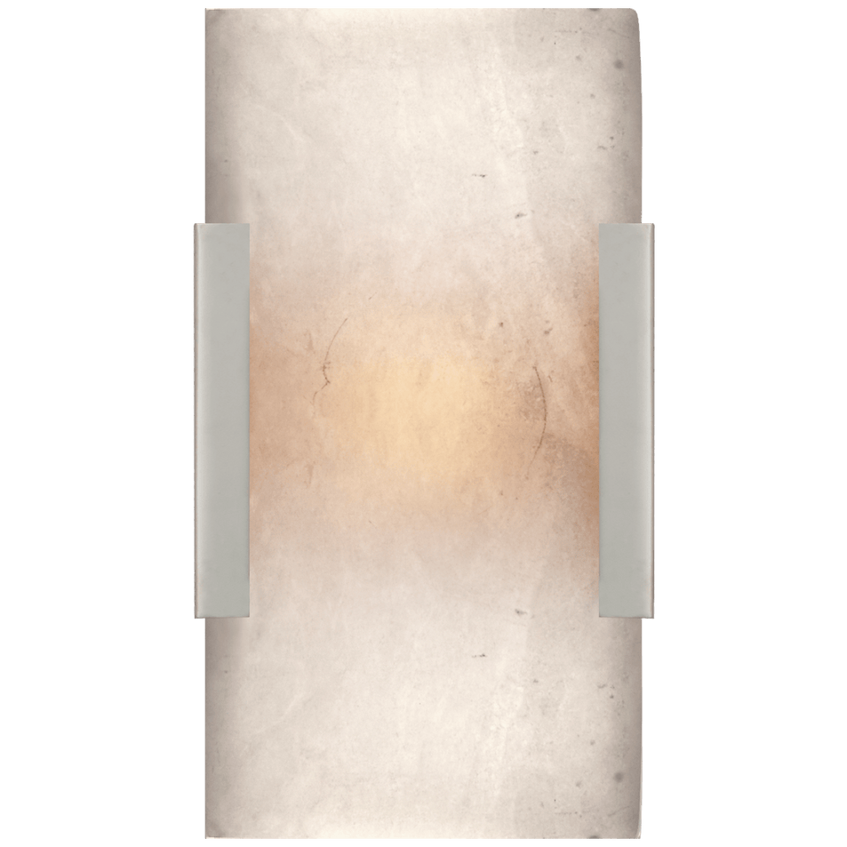 Covet Wide Clip Bath Sconce in Polished Nickel