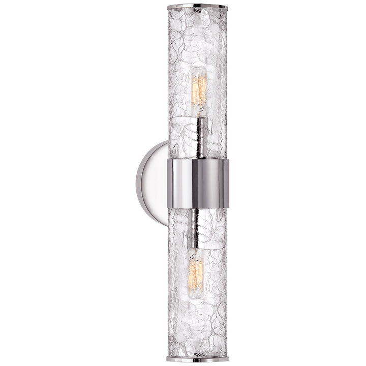 Liaison Medium Sconce, a premium Bath light by Visual Comfort & Co. Close - up image of its design.