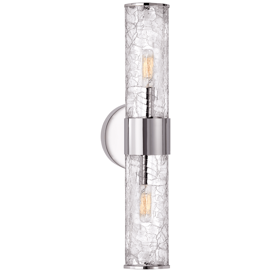 Liaison Medium Sconce, a premium Bath light by Visual Comfort & Co. Close - up image of its design.
