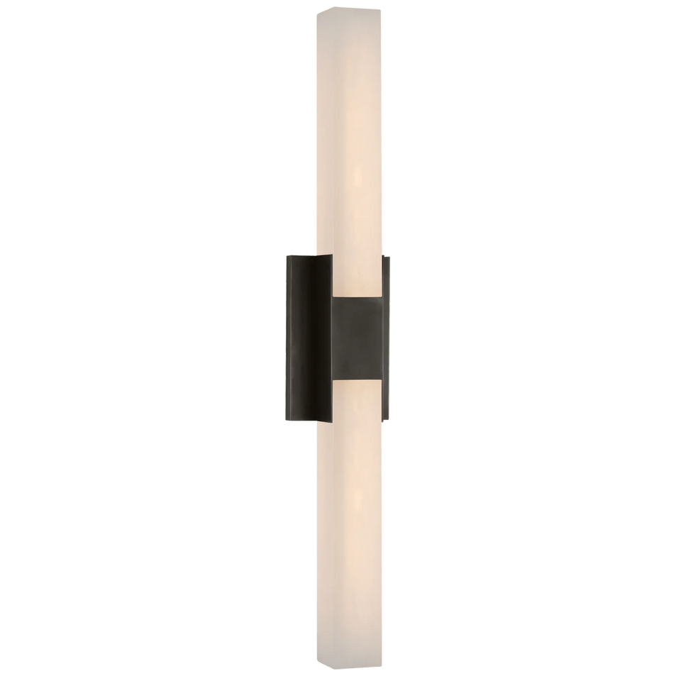 Covet 28" Double Bath Light, a premium Bath light by VCGallery Italy. Close - up image of its design.