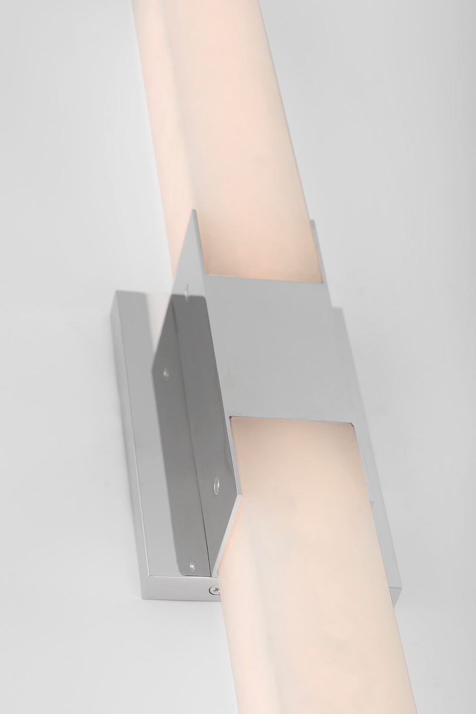 Covet 28" Double Bath Light in Polished Nickel with Alabaster