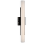 Precision 21" Bath Light in Bronze with White Glass