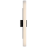 Precision 28" Bath Light in Bronze with White Glass