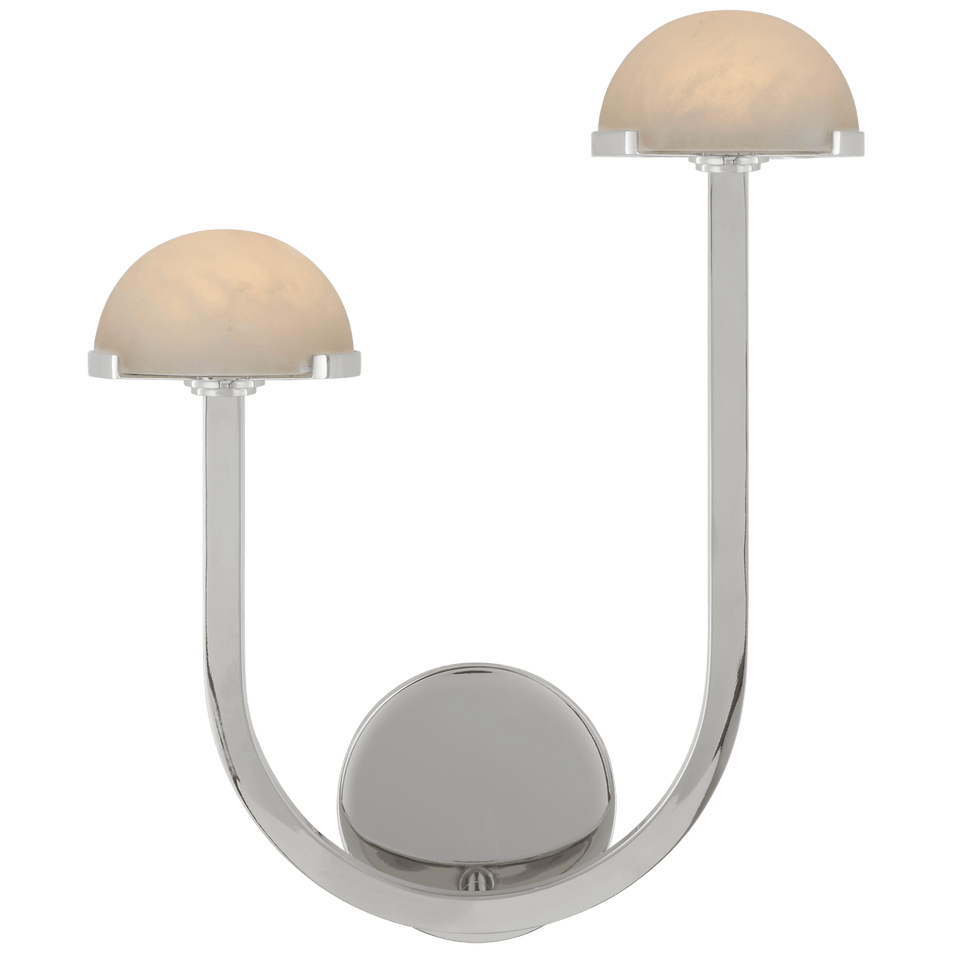 Pedra 15" Asymmetrical Left Sconce, a premium Decorative light by Visual Comfort & Co. Close - up image of its design.