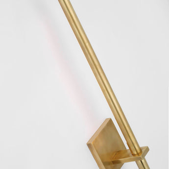 Axis Medium Sconce in Antique-Burnished Brass