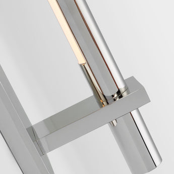 Axis Medium Sconce in Polished Nickel