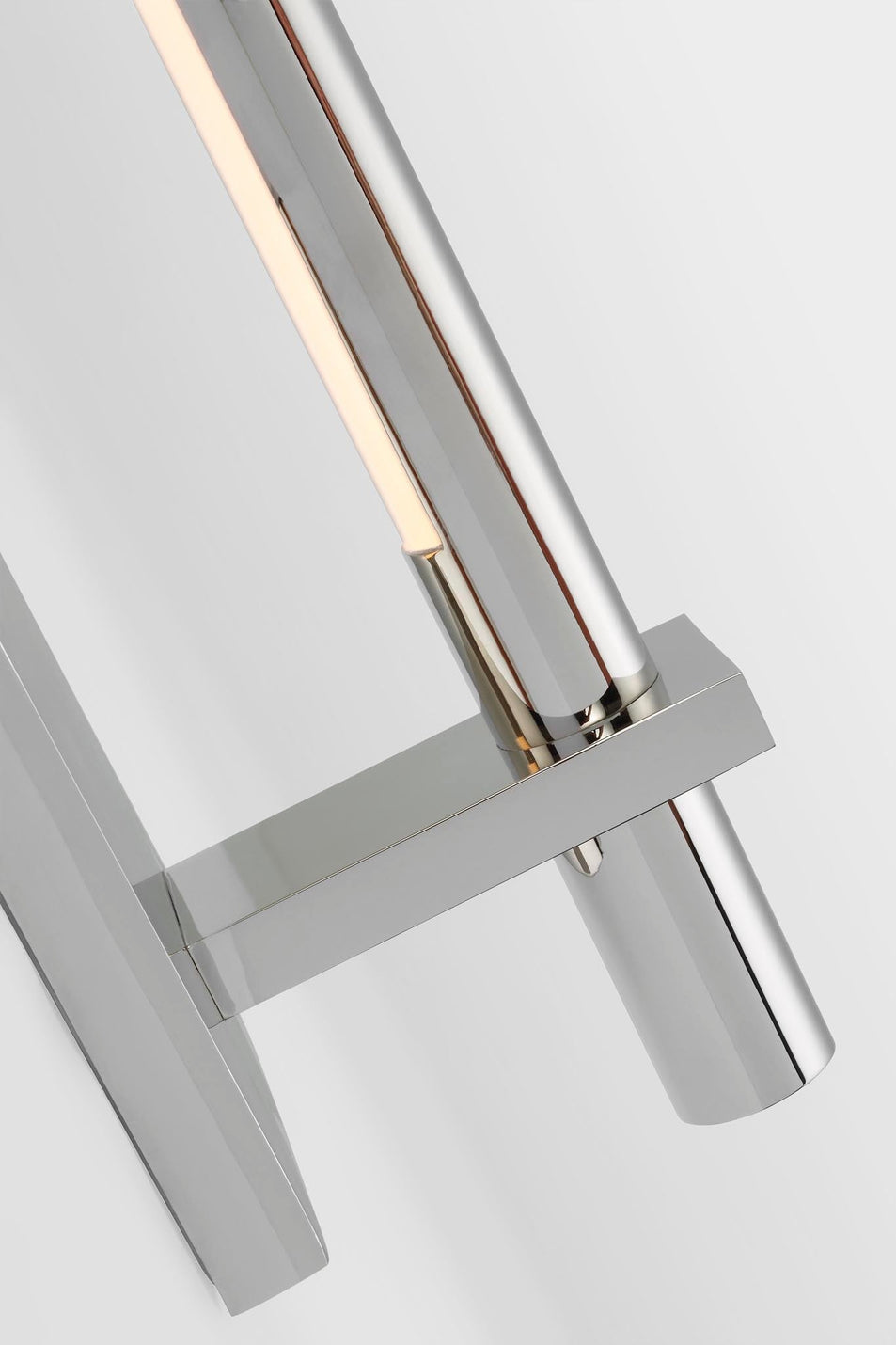 Axis Medium Sconce in Polished Nickel