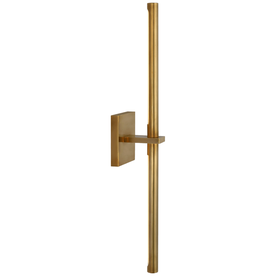 Axis Large Linear Sconce in Antique-Burnished Brass