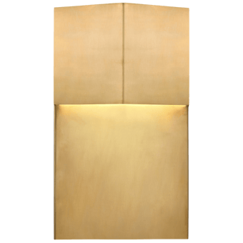 Rega 12" Wide Sconce in Antique-Burnished Brass