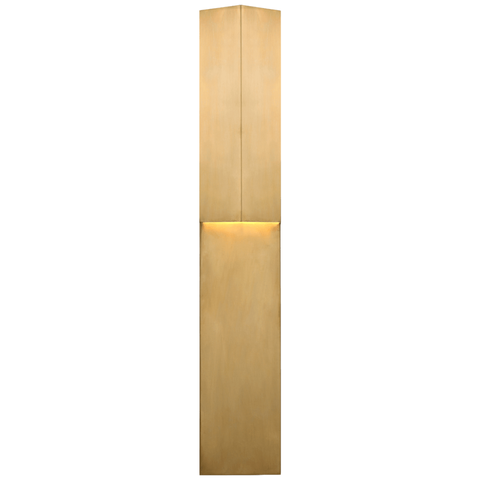 Rega 30" Folded Sconce in Antique-Burnished Brass