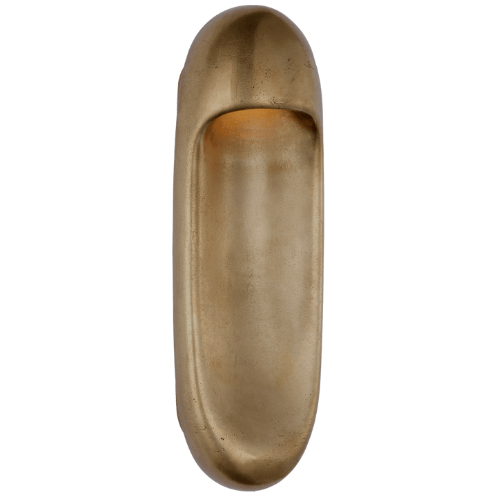 Esculpa 18" Elongated Wall Light, a premium Decorative light by VCGallery Italy. Close - up image of its design.