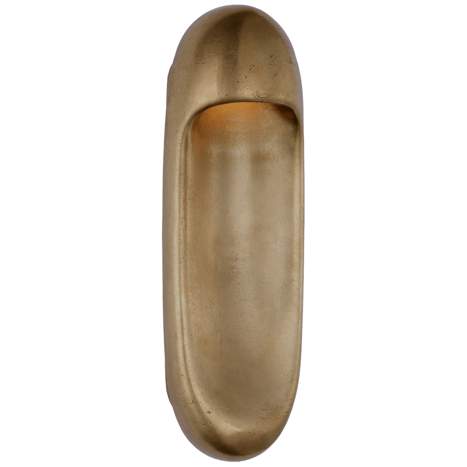 Esculpa 18" Elongated Wall Light, a premium Decorative light by VCGallery Italy. Close - up image of its design.