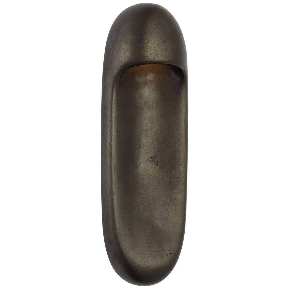 Esculpa 18" Elongated Wall Light, a premium Decorative light by VCGallery Italy. Close - up image of its design.