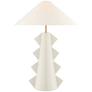 Senso Large Table Lamp in Ivory with Linen Shade