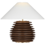 Crenelle 20" Stacked Table Lamp, a premium Decorative light by Visual Comfort & Co. Close - up image of its design.