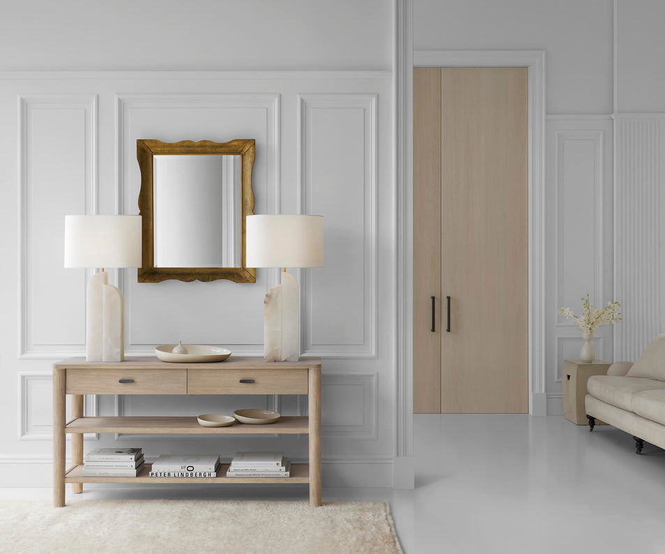 Savoye Large Right Table Lamp, a premium Decorative light by Visual Comfort. Close - up image of its design.