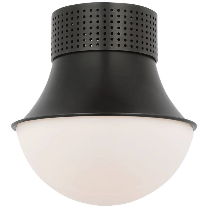 Precision 9" Flush Mount, a premium Flush Mount light by VCGallery Italy. Close - up image of its design.