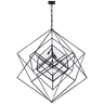 Cubist Large Chandelier, a premium Chandelier light by Visual Comfort & Co. Close - up image of its design.